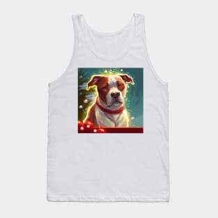 Cute American Staffordshire Terrier Drawing Tank Top